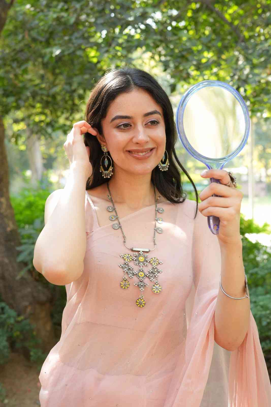 Vanya Big Yellow Necklace