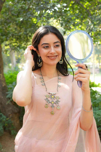 Vanya Big Yellow Necklace