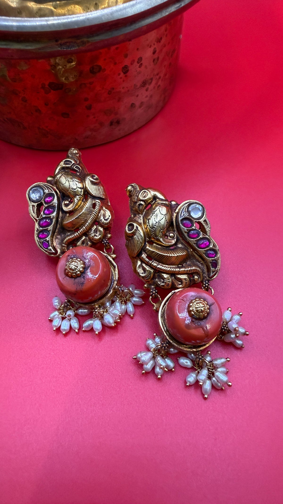 peacock-coral-pure-silver-earrings-antique-gold.jpg