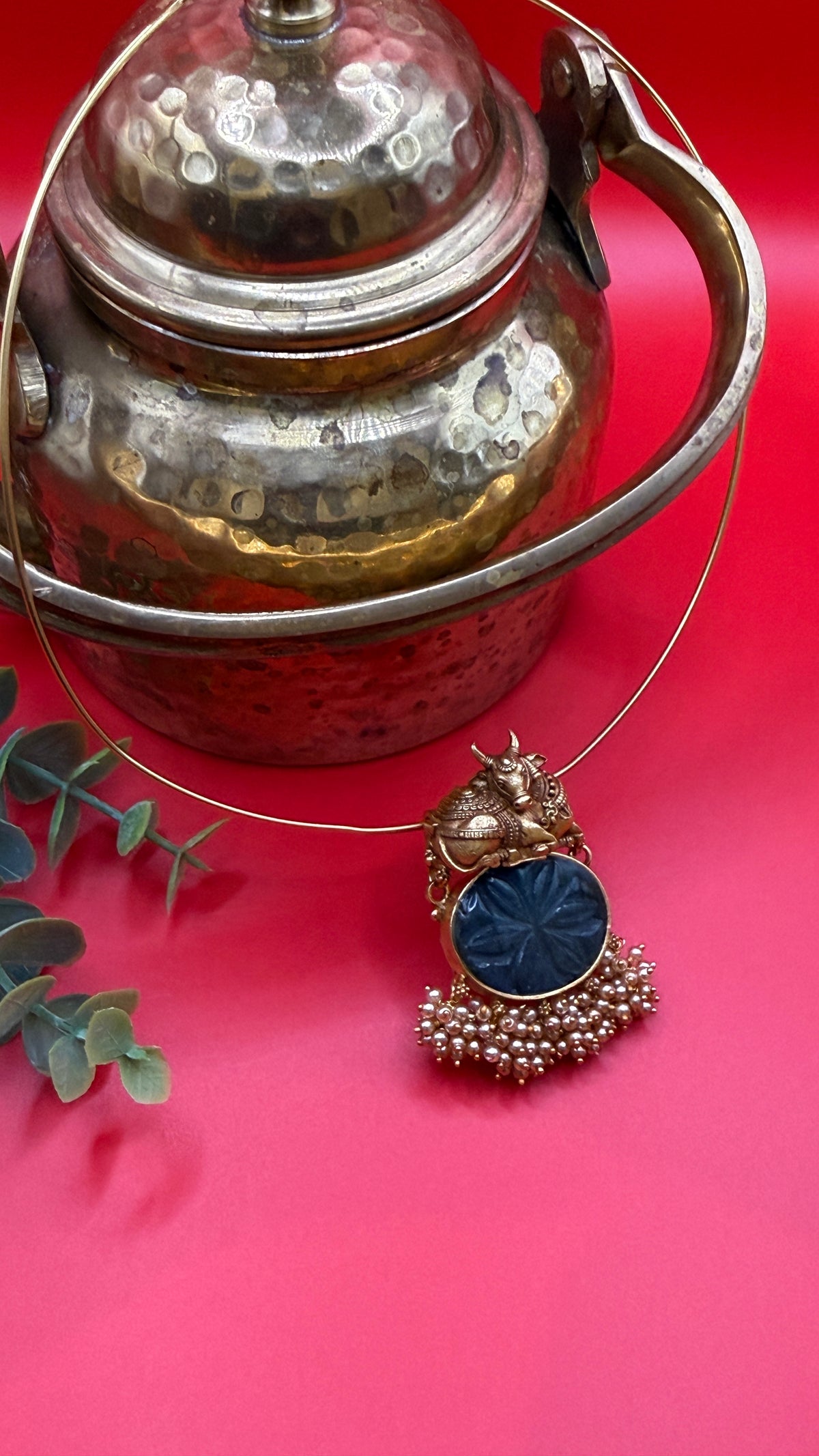 Nandi Labrodite Hasli Silver Pendant