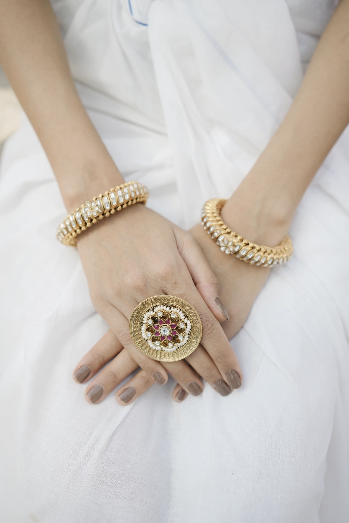 Sutlada Bangle with Moissnaite