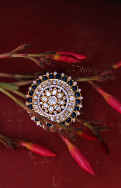 Riwaayat Big Blue Polki Studs