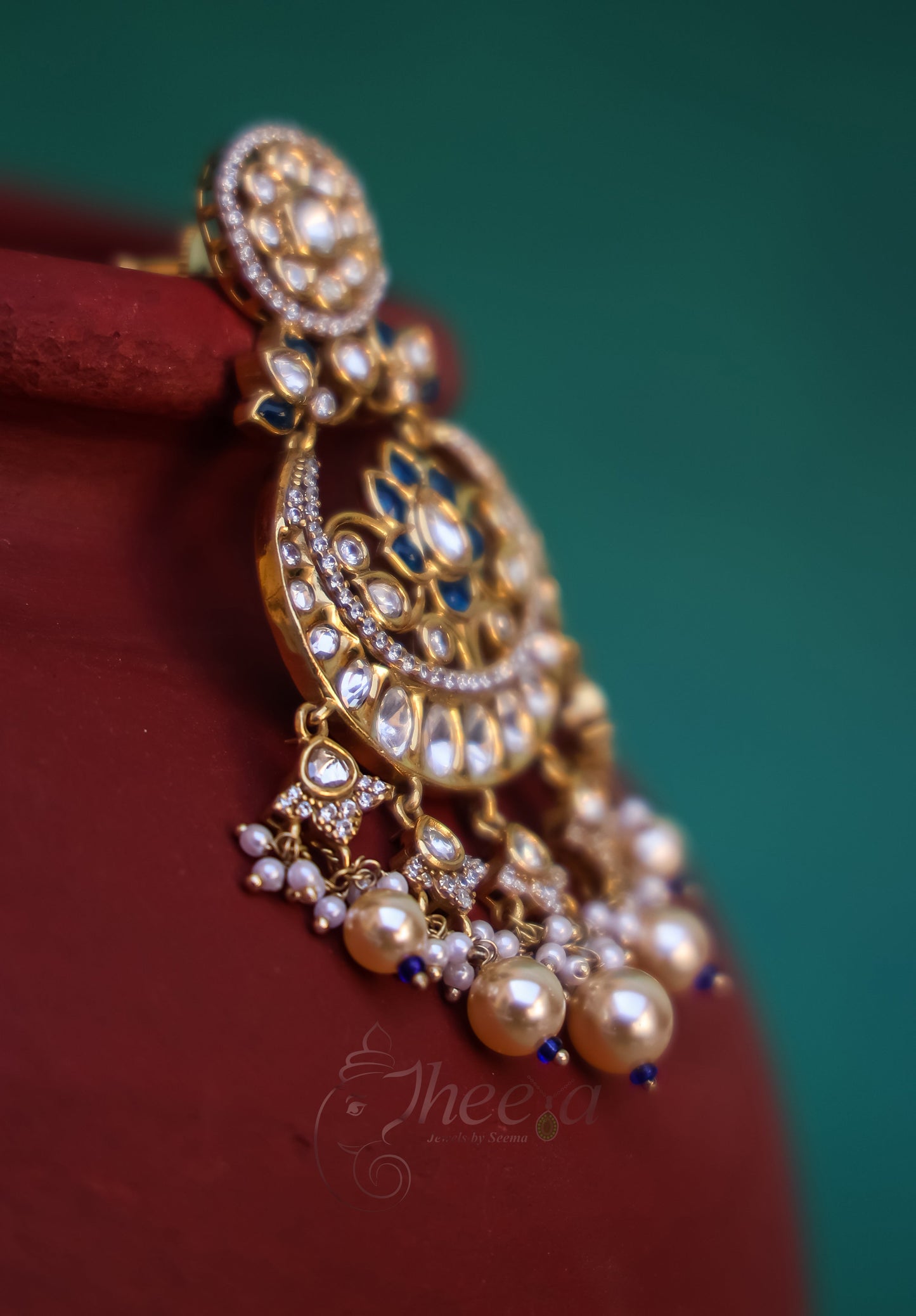 Riwaayat Blue Polki Chandbali