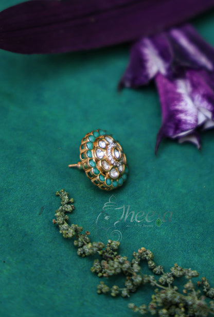 Riwaayat turquoise small polki