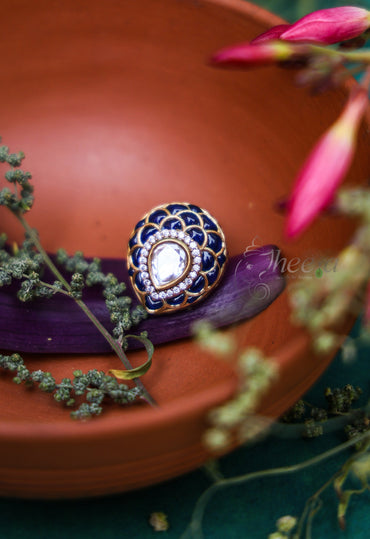 Riwaayat Tear drop blue polki