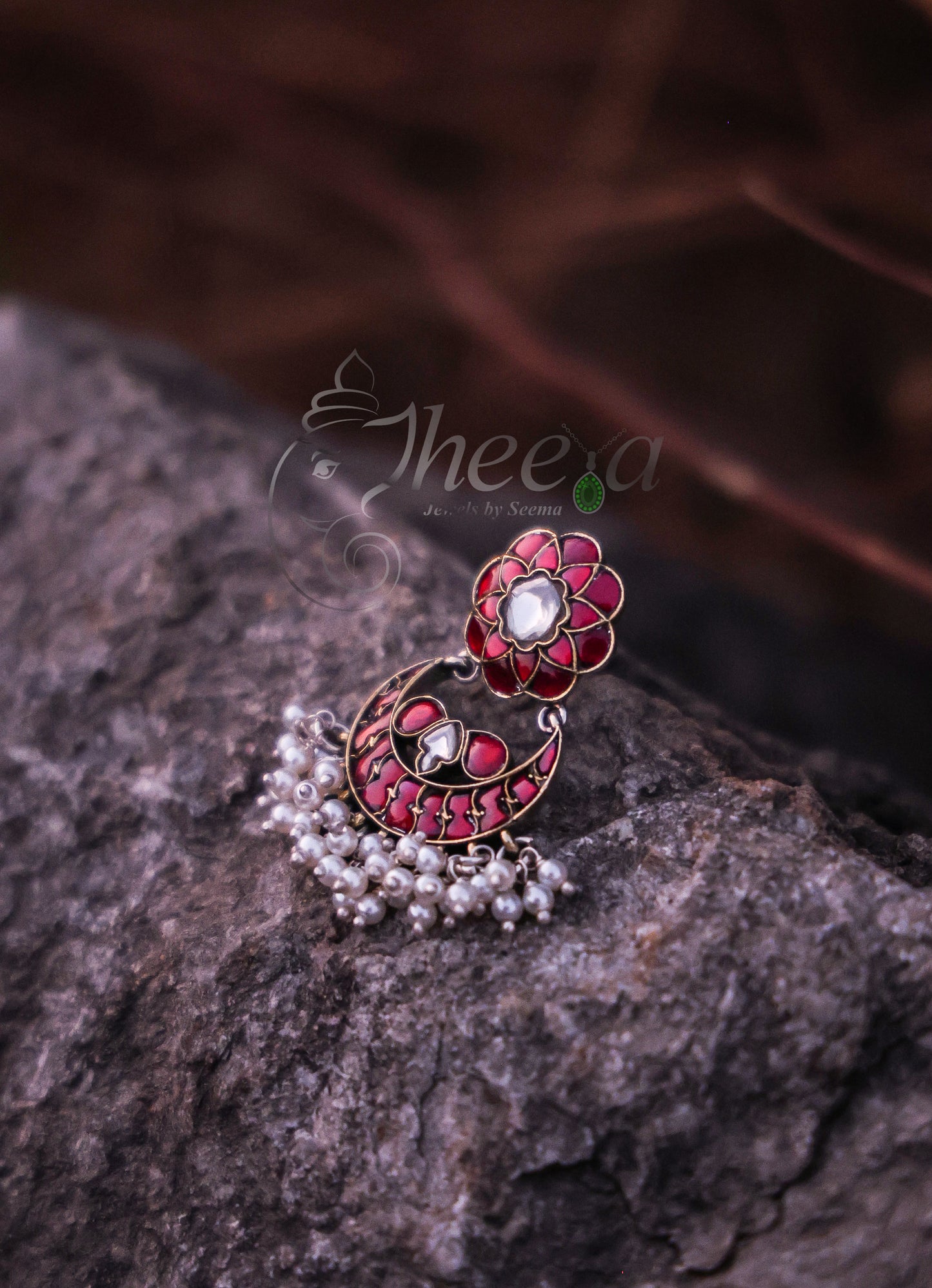 Red kundan chnabali