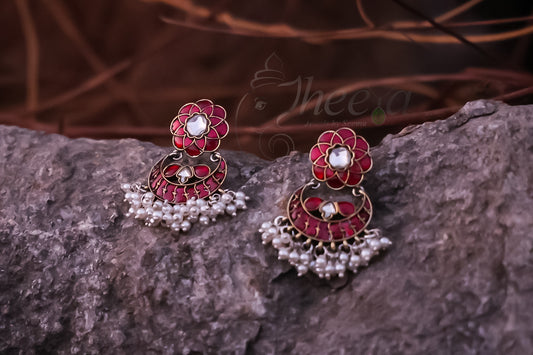 Red kundan chnabali