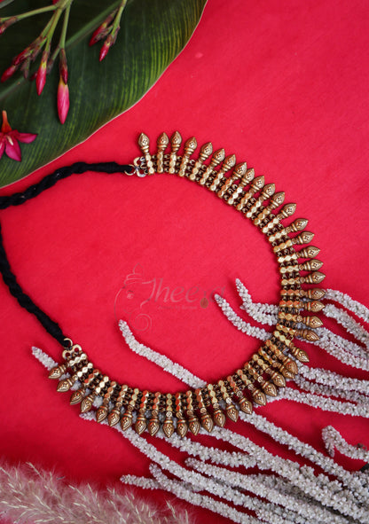Vintage plain kohlapuri necklace