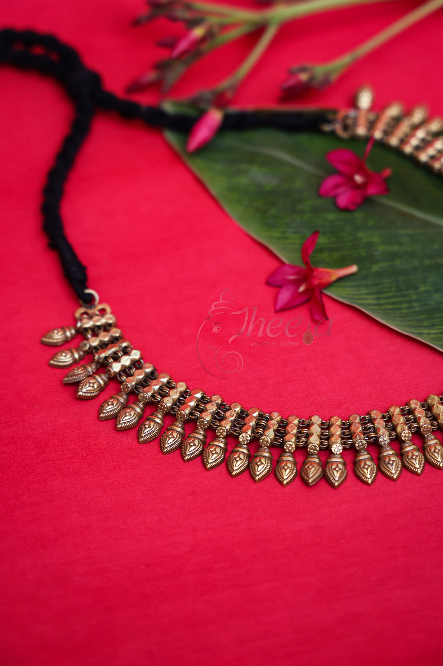Vintage plain kohlapuri necklace