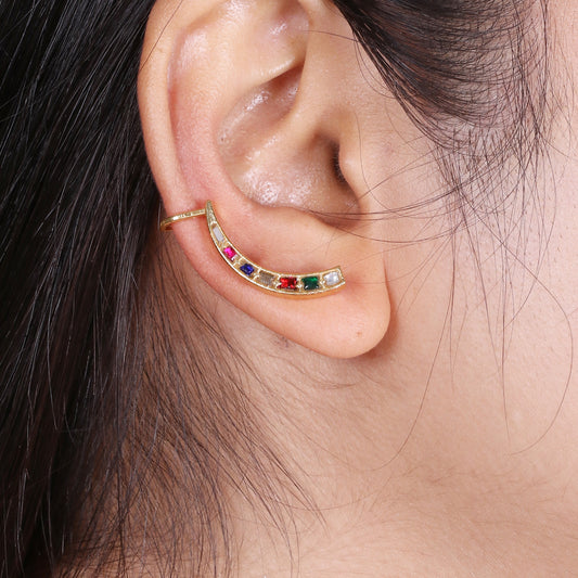 Suhani minimalist green stone studs for everyday traditional ethnic wear