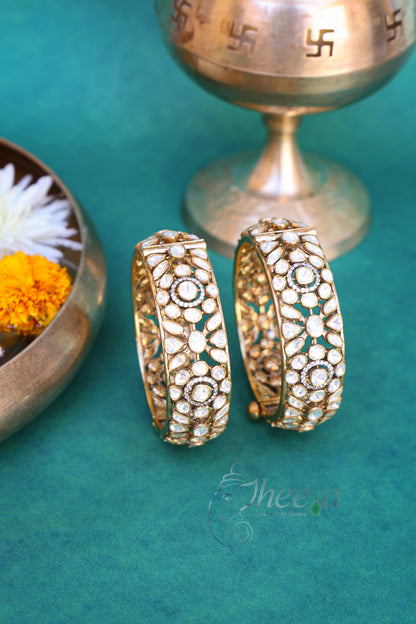 Moissanite Thick Bangles