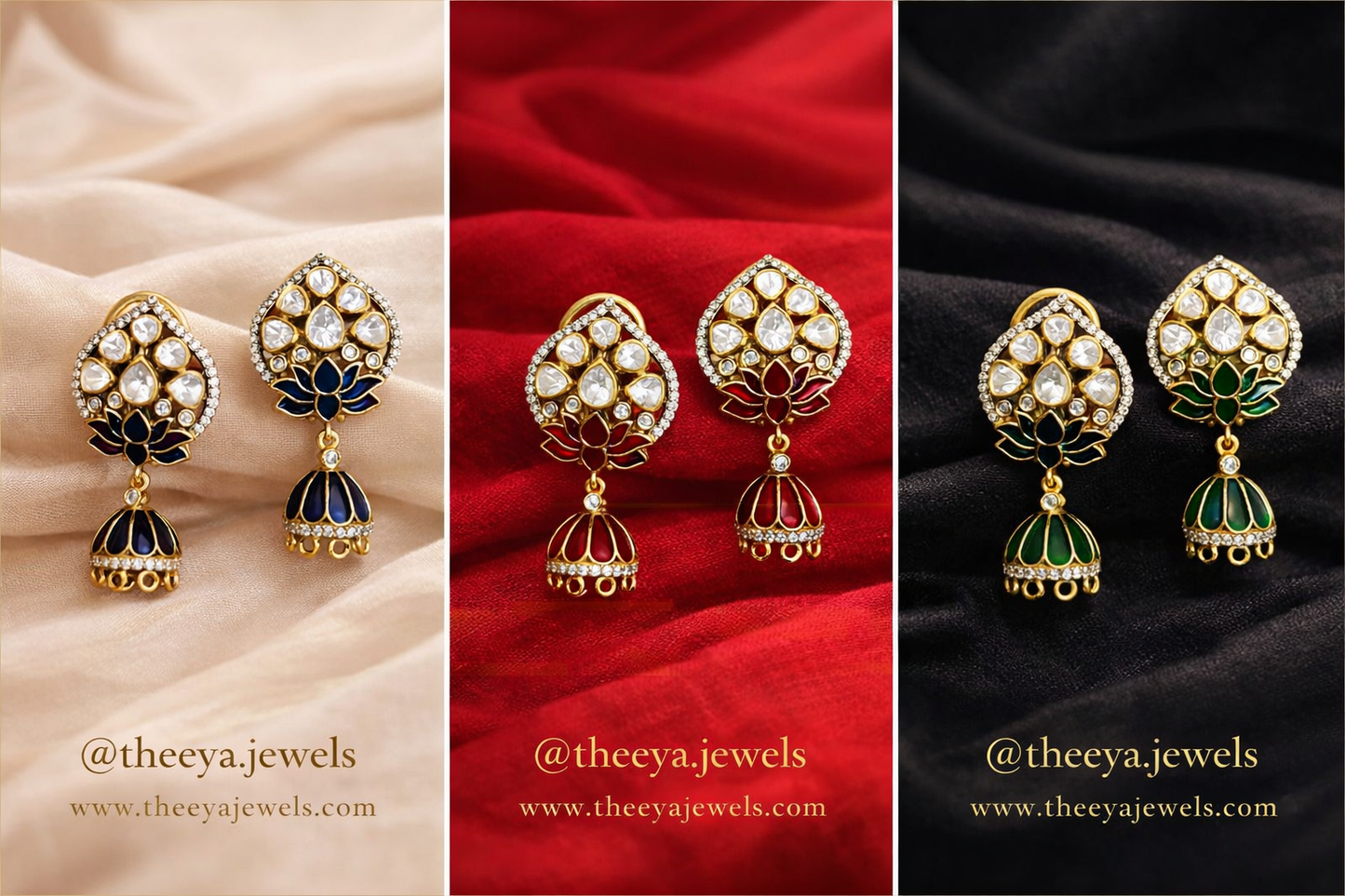 Ratnavalli Green Jhumka