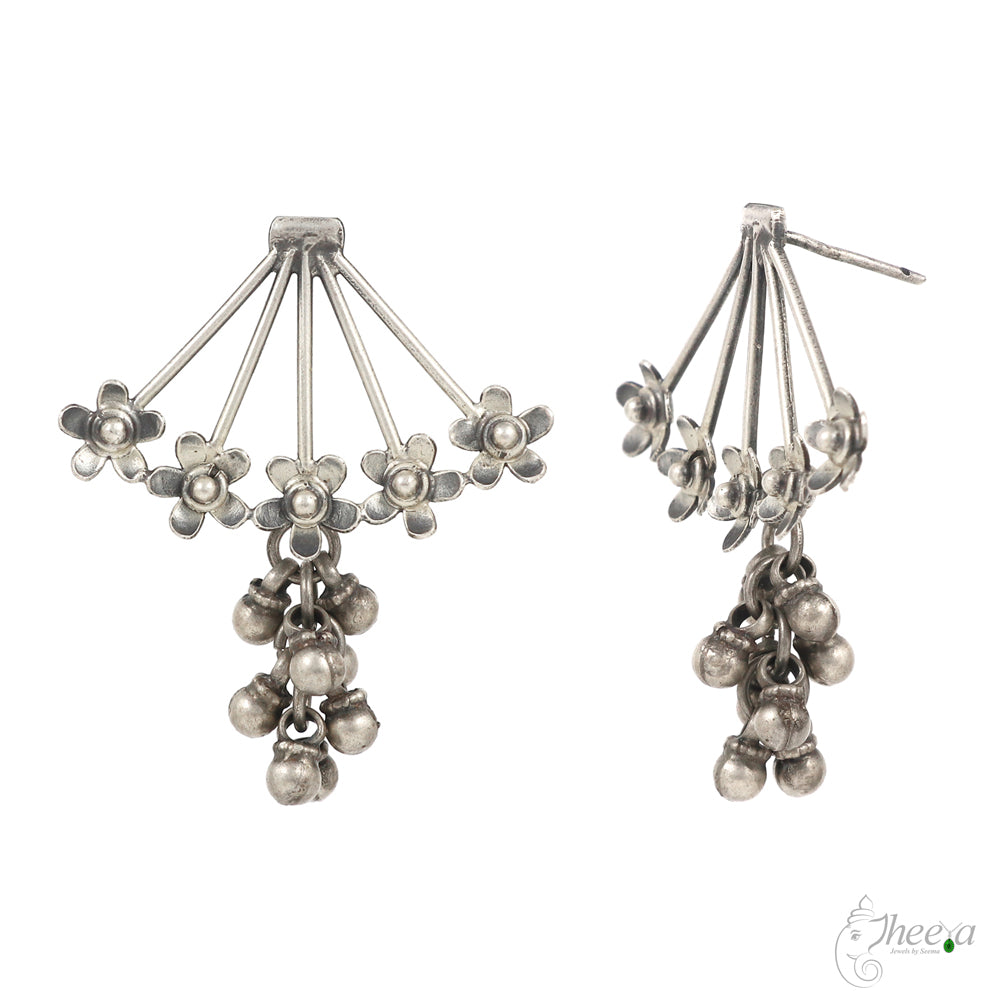 Flower Drop Earrings image 2