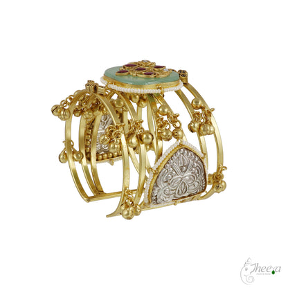 Cuff with inlay Work with Bells image 2