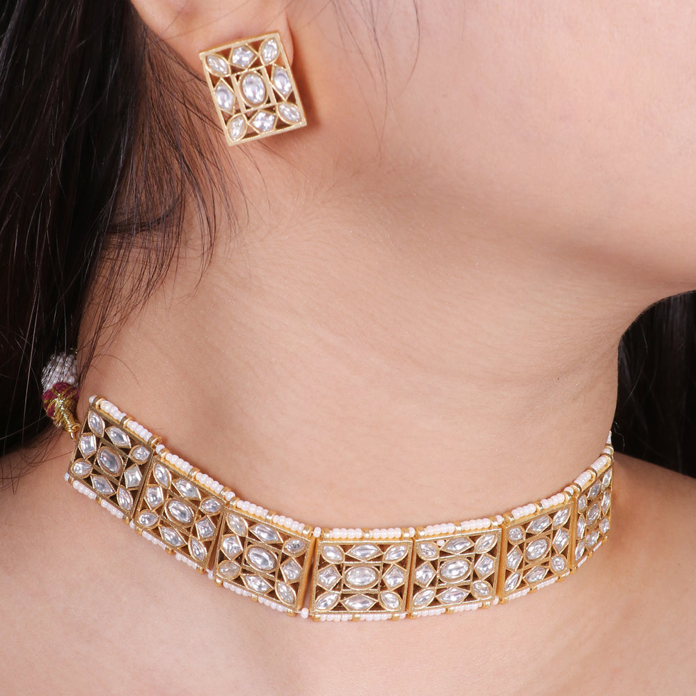Kundan Chokar Necklace image 0