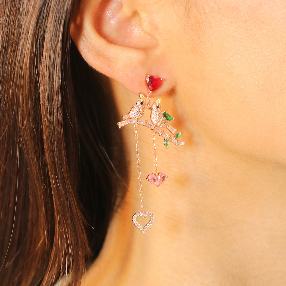 Love Birds Ear Rings image 0