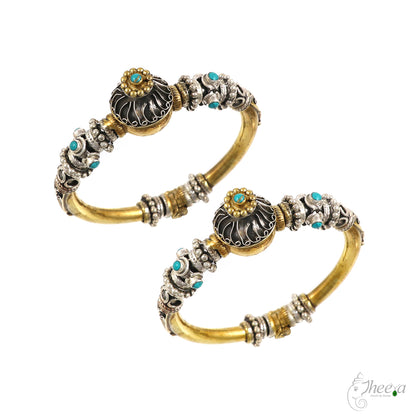 Turquoise Ball Kangan image 2