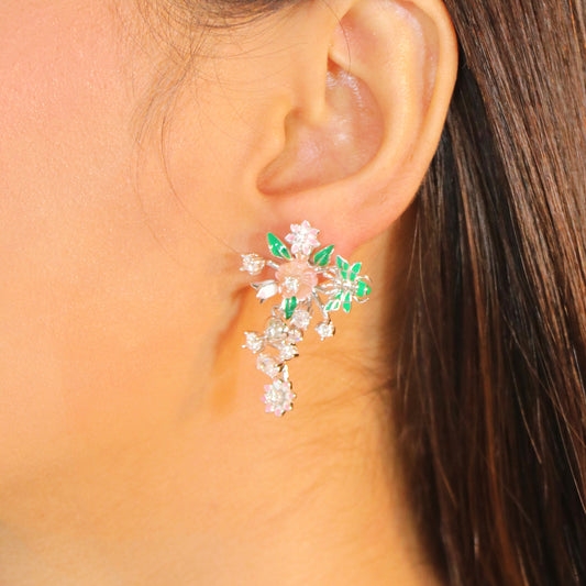 Mother of Pearl with Enamel and Butterfly image 0