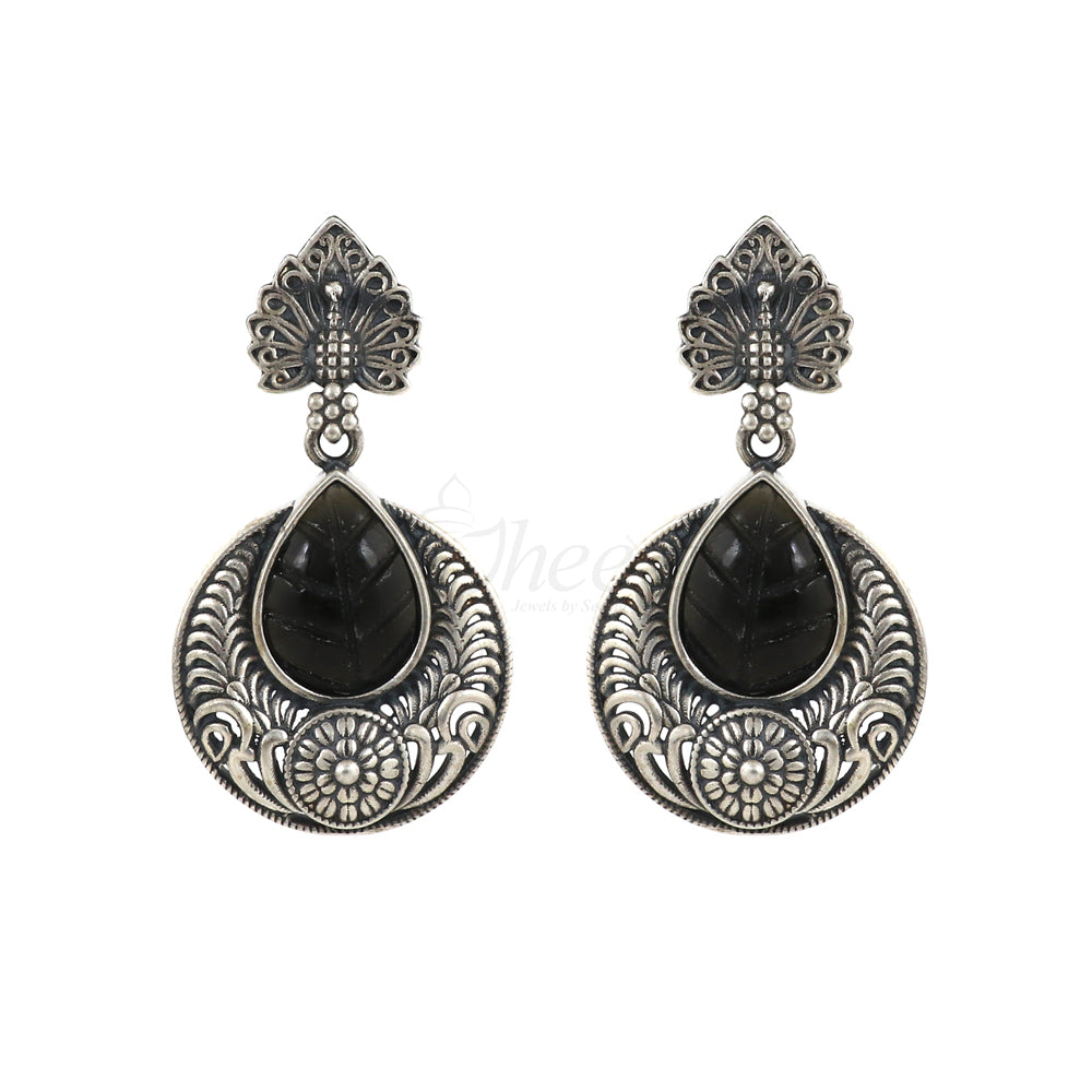 Peacock Stud Drops image 0