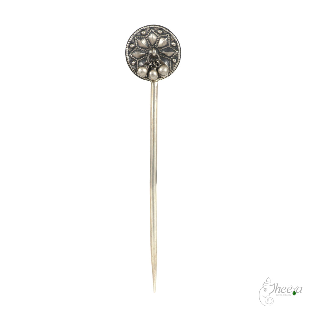 Kolam Round Head Hair Pin image 2