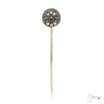 Kolam Round Head Hair Pin image 2