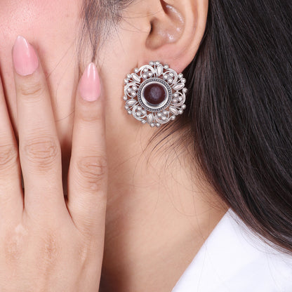 Mirror Studs Earrings image 1