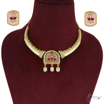 Hasli with Kundan Drops set image 3