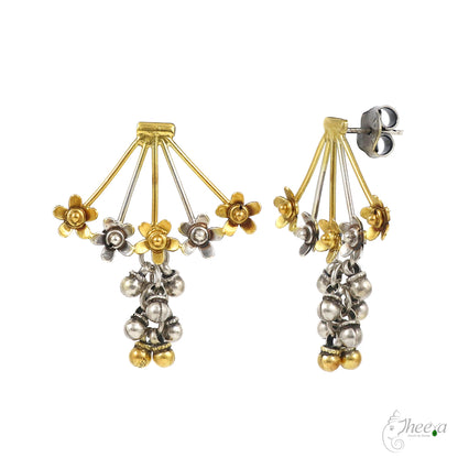 Dual Tone Earrings image 2