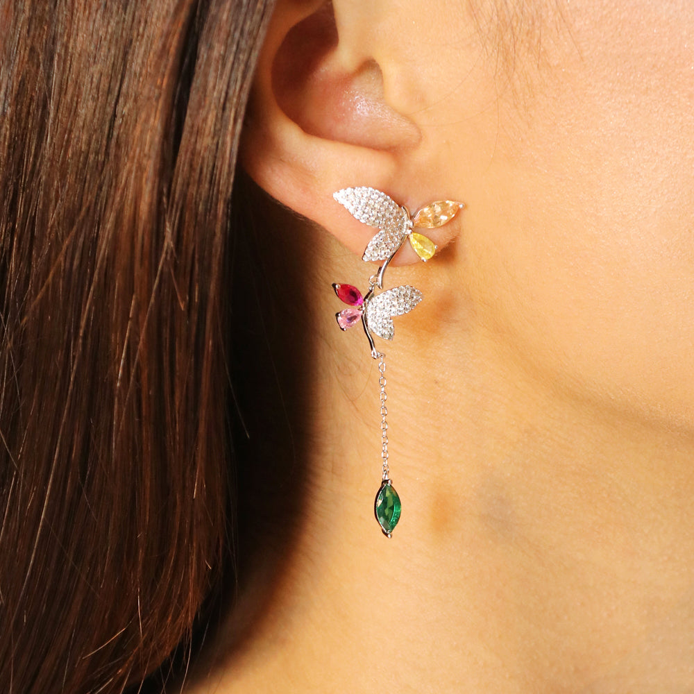 Twin Butterfly Ear Rings image 0