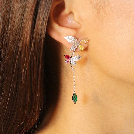 Twin Butterfly Ear Rings image 0