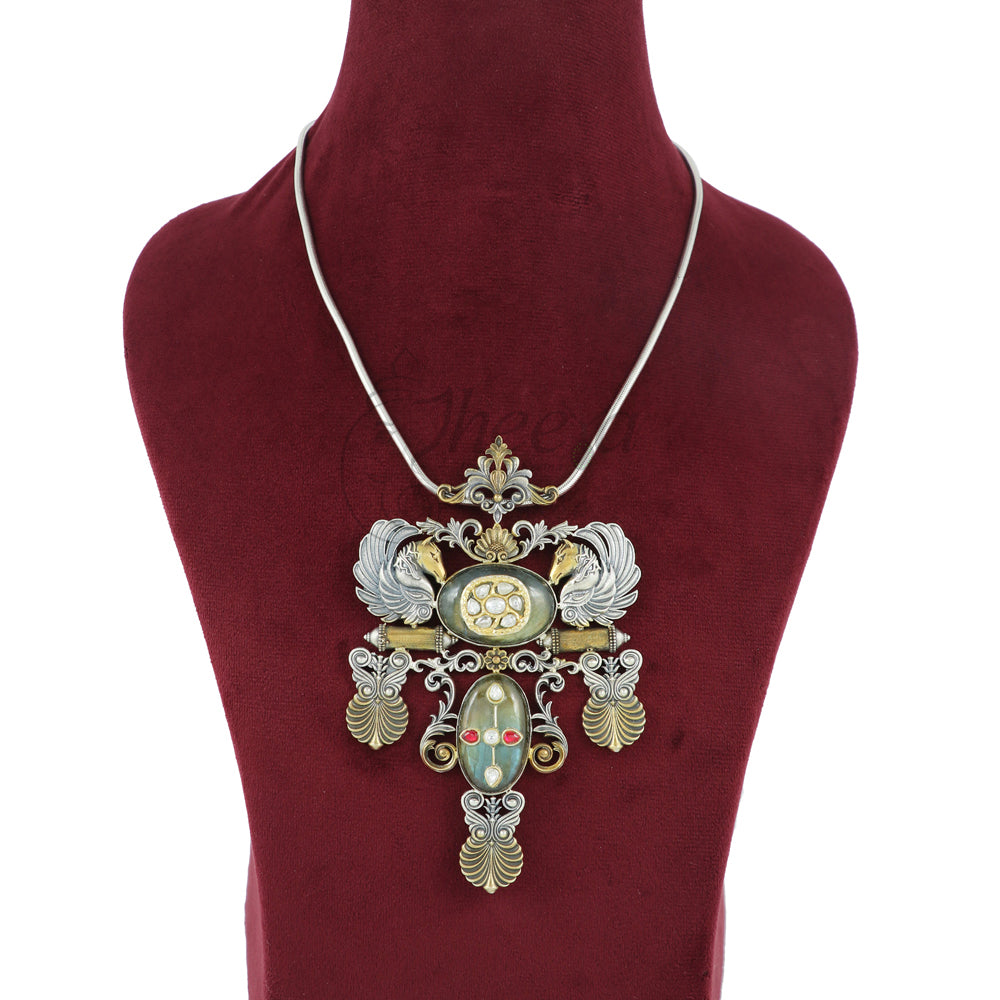 Pendant Dual Tone with Labrodite image 0