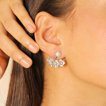 Pearl With Flower Drop image 1