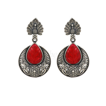 Peacock Stud Drops image 2