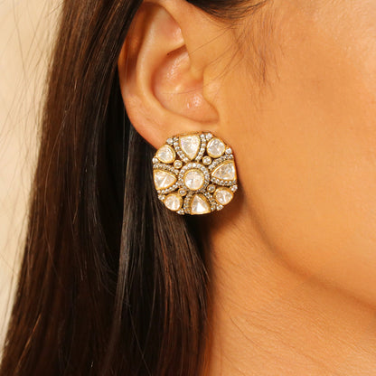 White Moissanite Pendant Set image 2