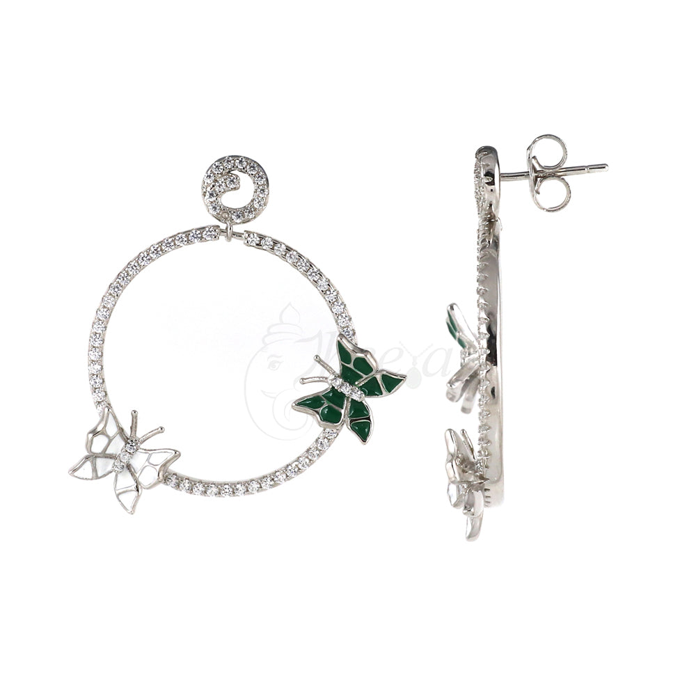 Green Butterfly Ring image 2