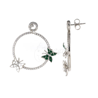 Green Butterfly Ring image 2