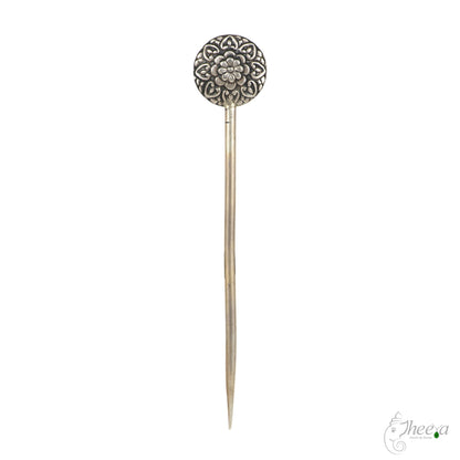 Flower with Petals Round Hair Pin image 2