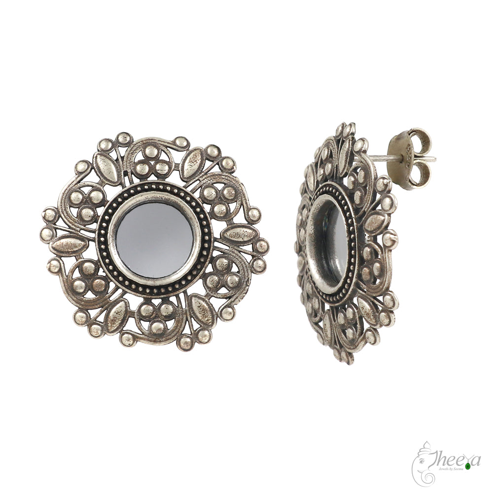Mirror Studs Earrings image 2