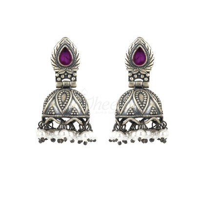 Silver Jhumka image 0