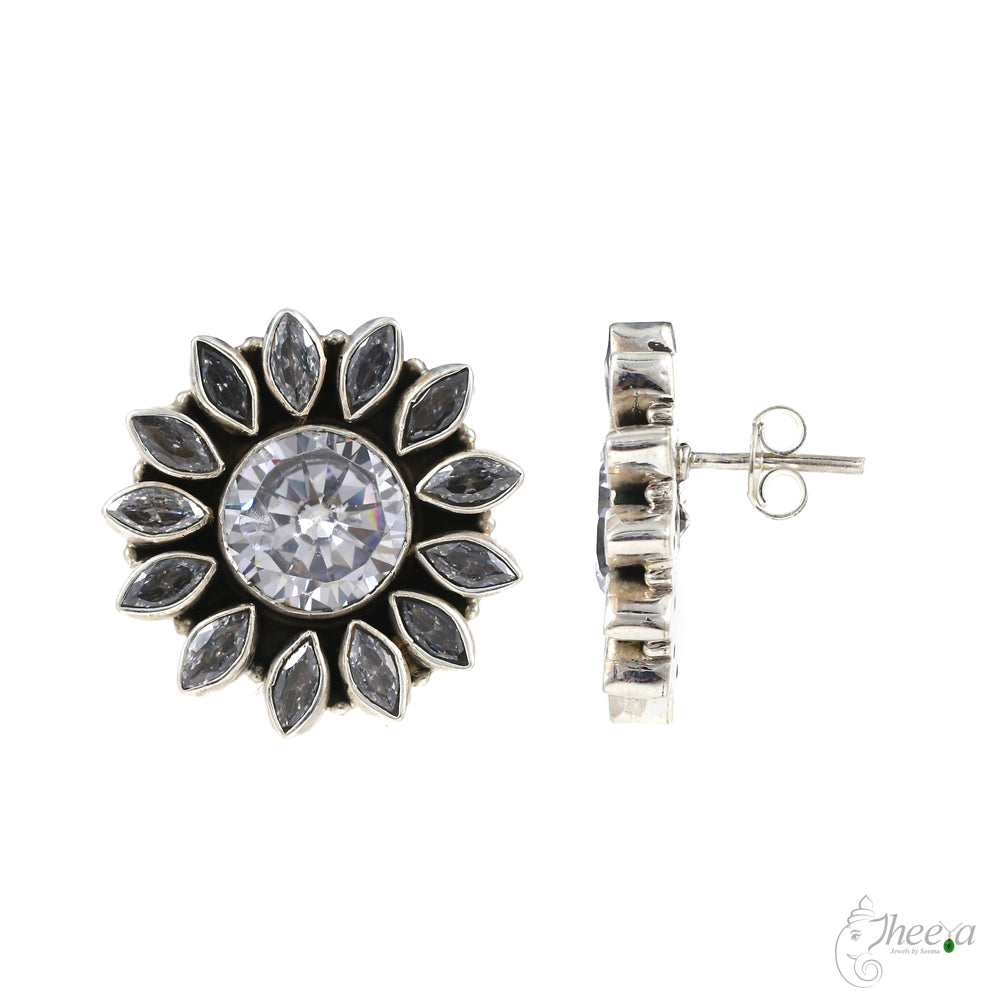 White Stone Studs image 2