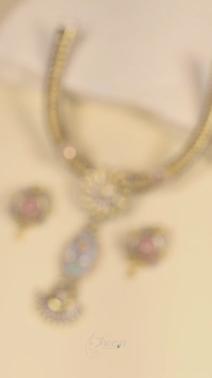 Hasli with weave basket design